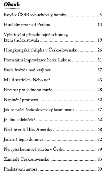Když v ČSSR vybuchovaly bomby - obsah